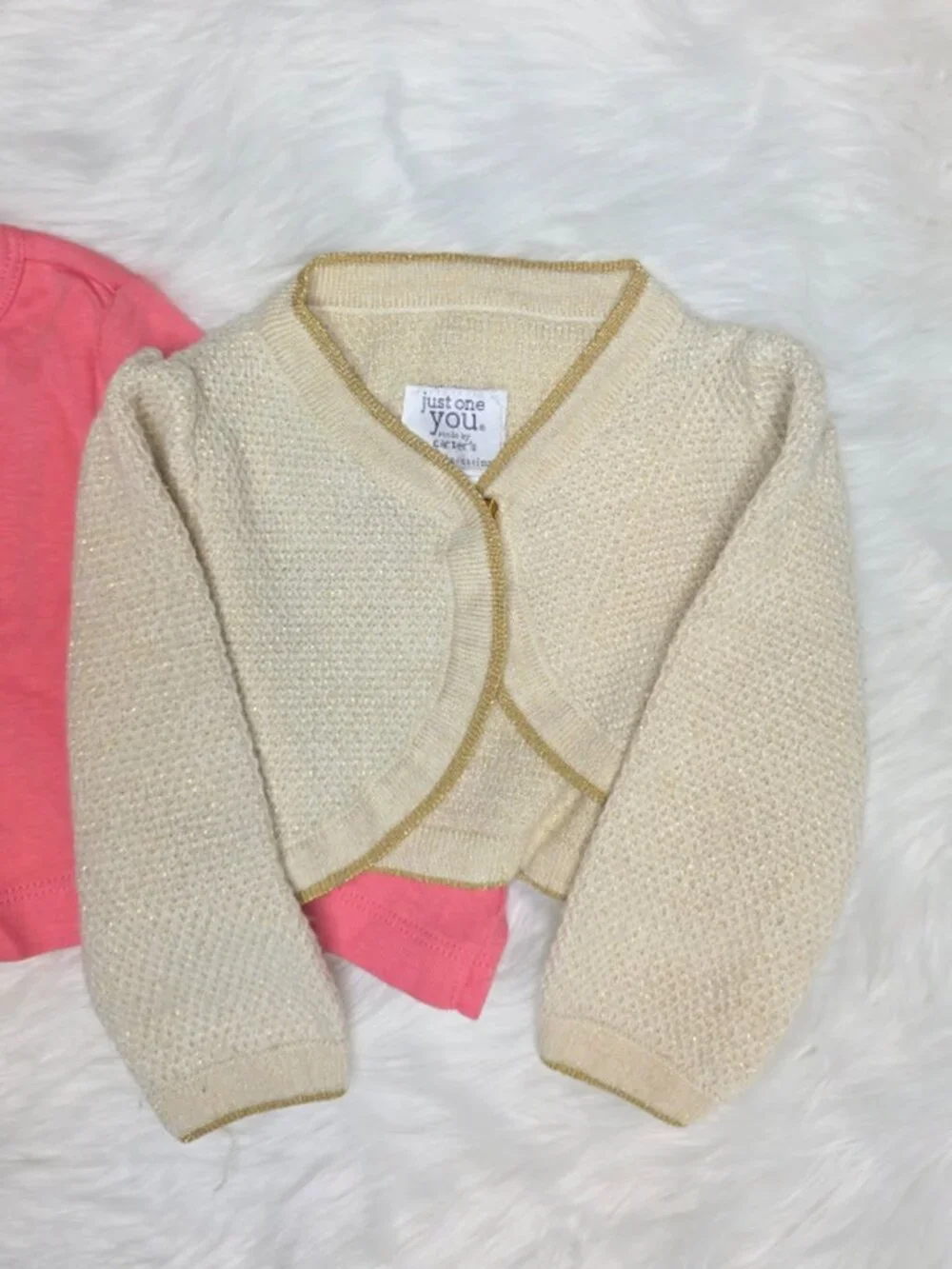Carter’s Baby Girl Cardigan Sweater Bundle 6-9M / 9M – 2 Pack